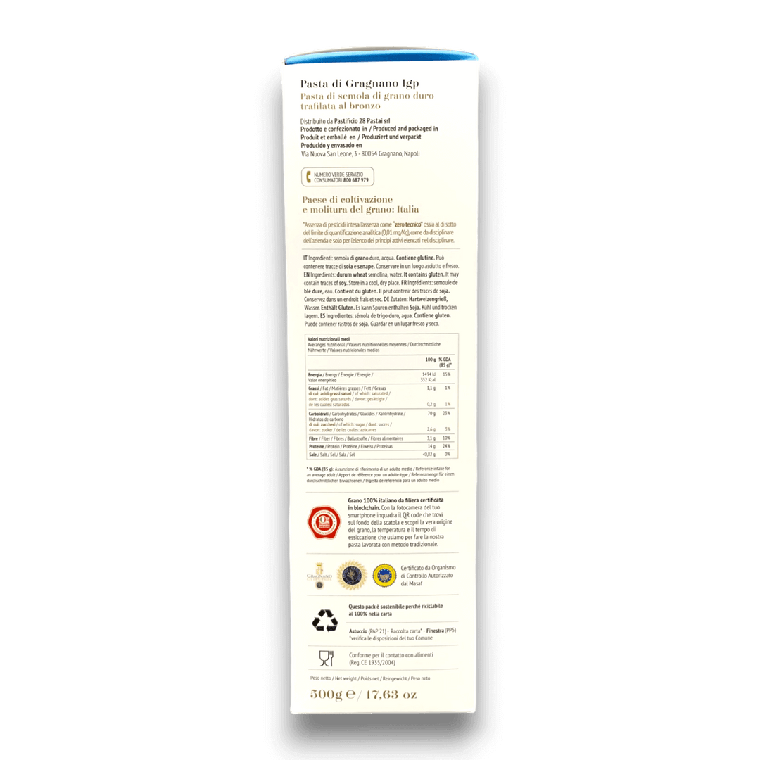 LINGUINE DI GRAGNANO IGP - 500 g - Etichetta