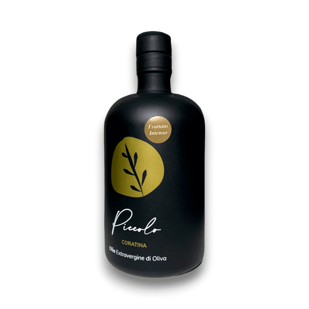 OLIO EXTRAVERGINE DI OLIVA - MONOCULTIVAR CORATINA - 500 ml - Bottiglia