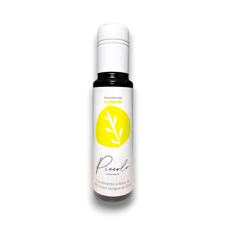 OLIO EXTRA VERGINE DI OLIVA AROMATIZZATO AL LIMONE - 100 ml - Bottiglia