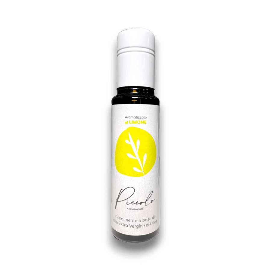 OLIO EXTRA VERGINE DI OLIVA AROMATIZZATO AL LIMONE - 100 ml - Bottiglia