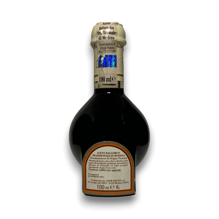 ACETO BALSAMICO TRADIZIONALE DI MODENA DOP - BIANCA - 100 ml - Etichetta