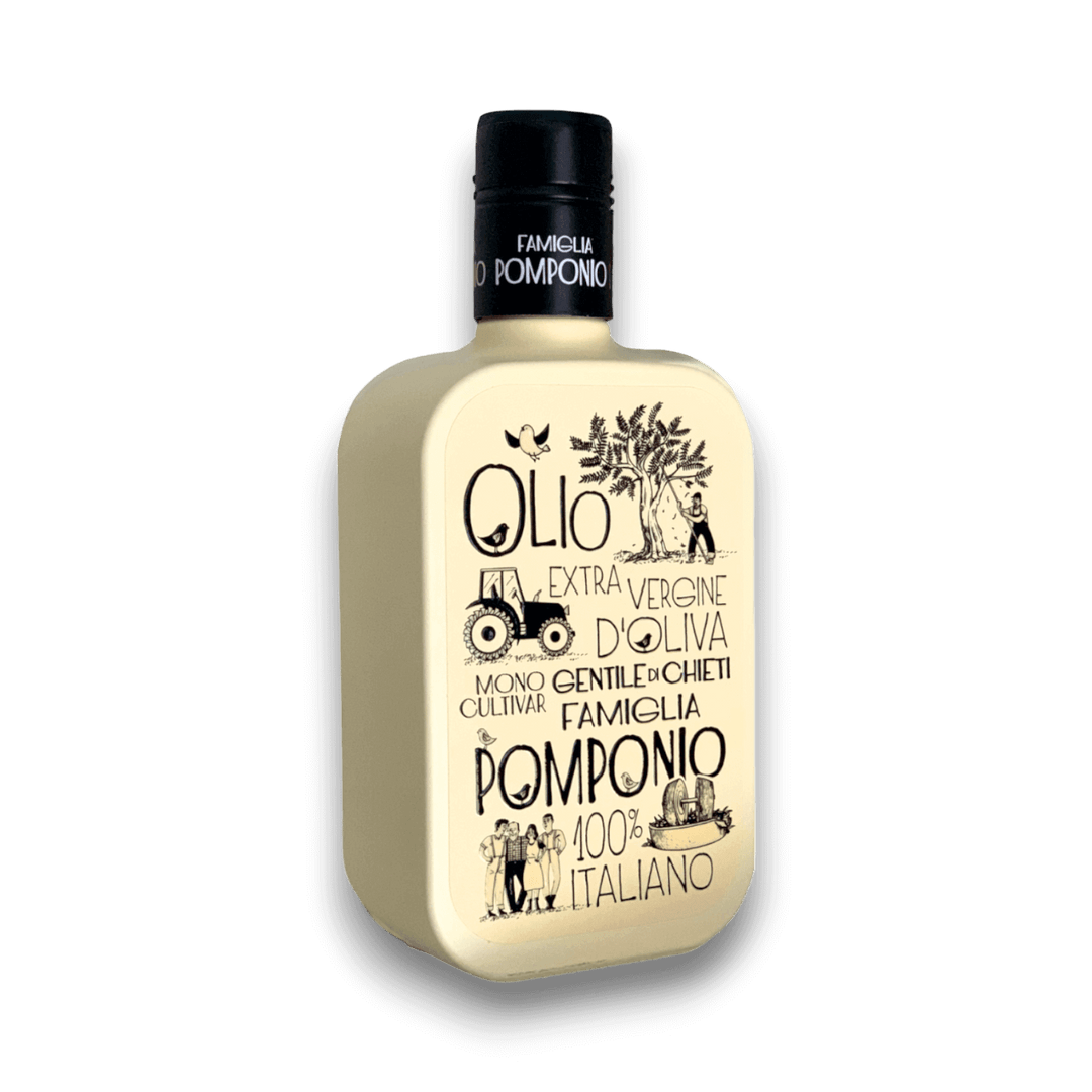 OLIO EVO MONOCULTIVAR GENTILE DI CHIETI - 500 ml - Bottiglia