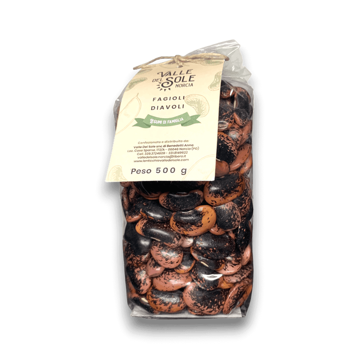 FAGIOLI DIAVOLI - UMBRIA - 500 gr - Etichetta