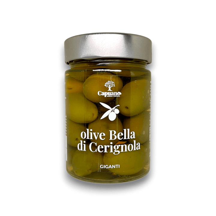 OLIVE BELLA DI CERIGNOLA GIGANTI - 314 ml - Vaso