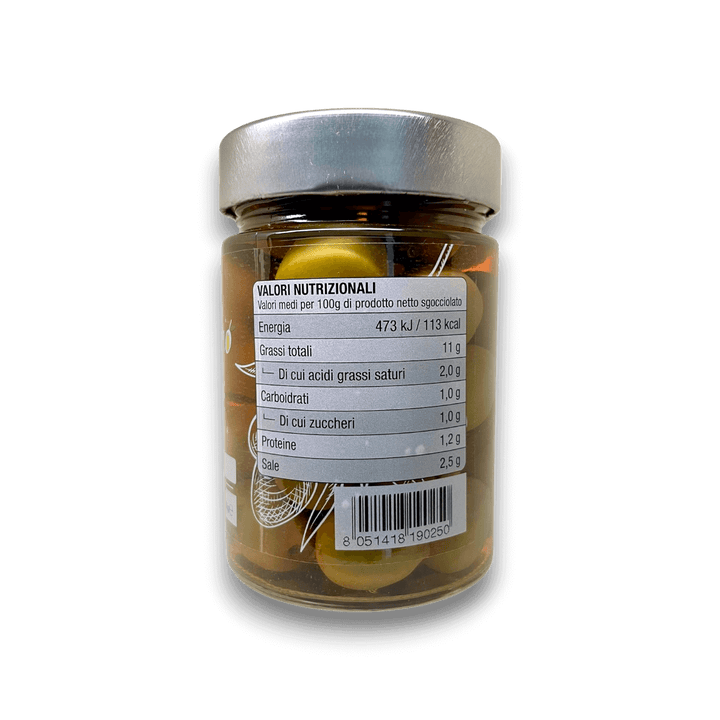 OLIVE NOCELLARA IN SALAMOIA - 314 ml - Etichetta 1