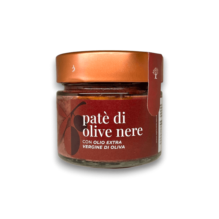 PATÈ DI OLIVE NERE E OLIO EVO - 156 ml - Vaso