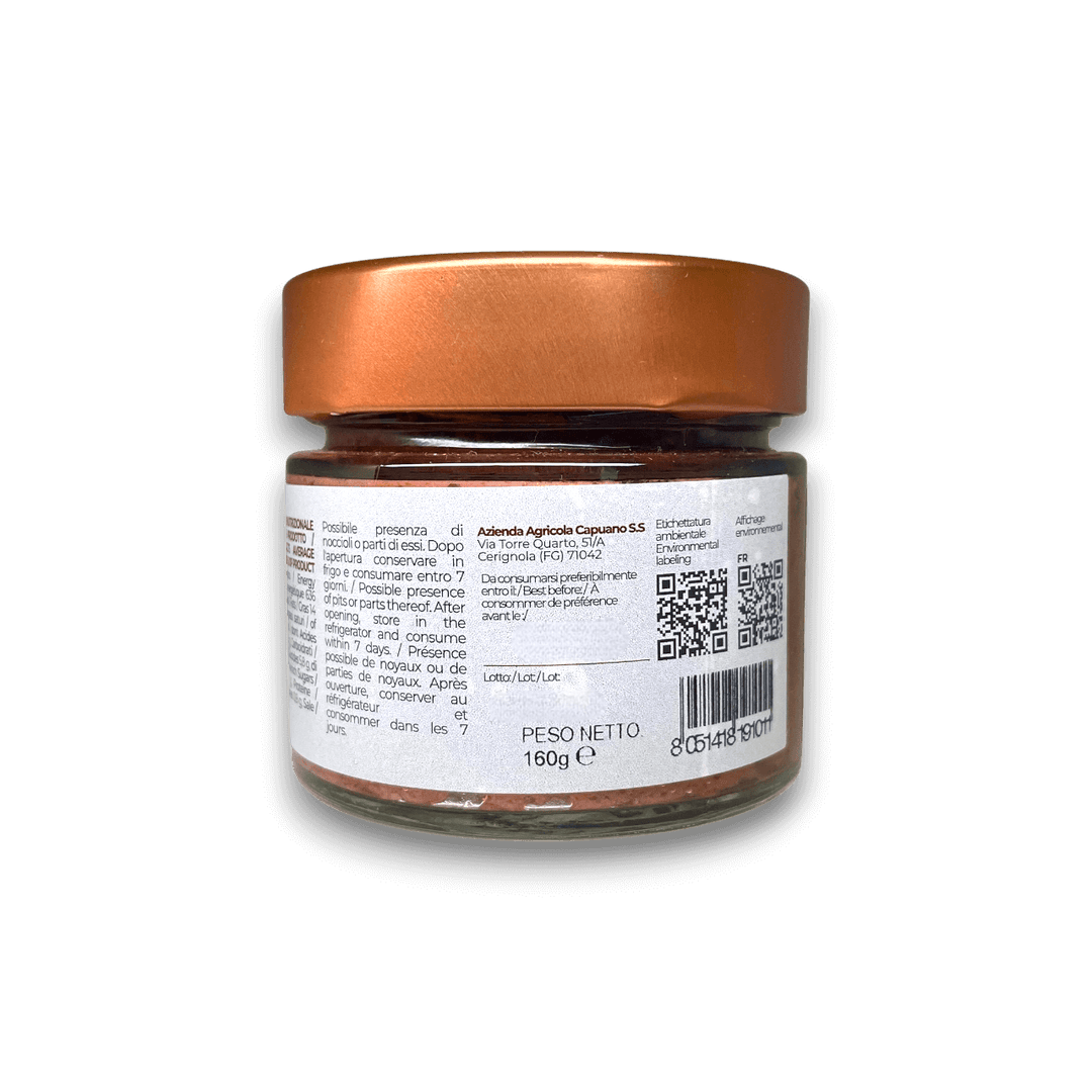 PATÈ DI OLIVE NERE E OLIO EVO - 156 ml - Etichetta 2