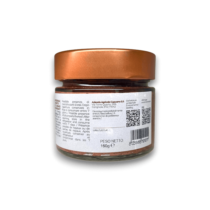 PATÈ DI OLIVE NERE E OLIO EVO - 156 ml - Etichetta 2