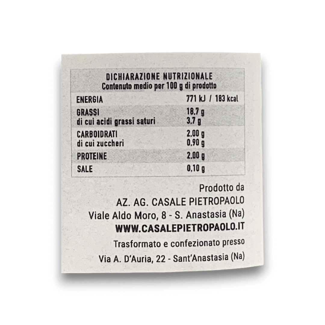 PESTO DI FRIARIELLI ALLA NAPOLETANA - 200 g - Etichetta 2