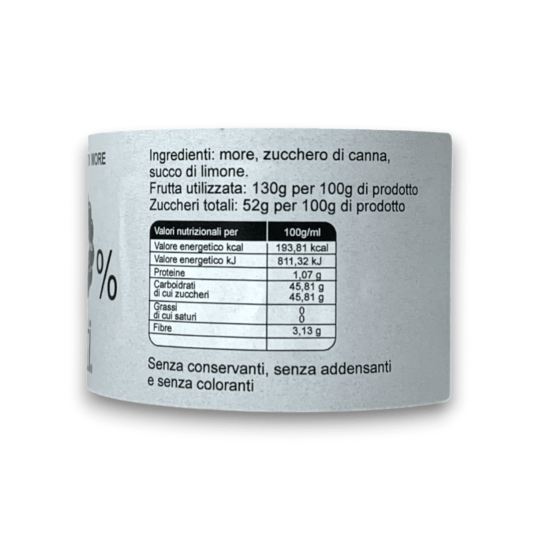 CONFETTURA EXTRA ALLE MORE (130%) - 250 g - Etichetta