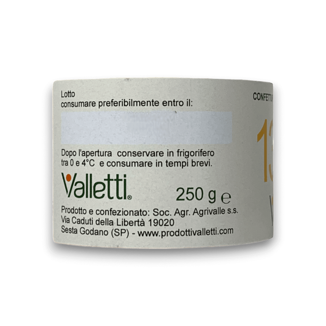 CONFETTURA EXTRA ALLE ALBICOCCHE (130%) - 250 g - Etichetta 2