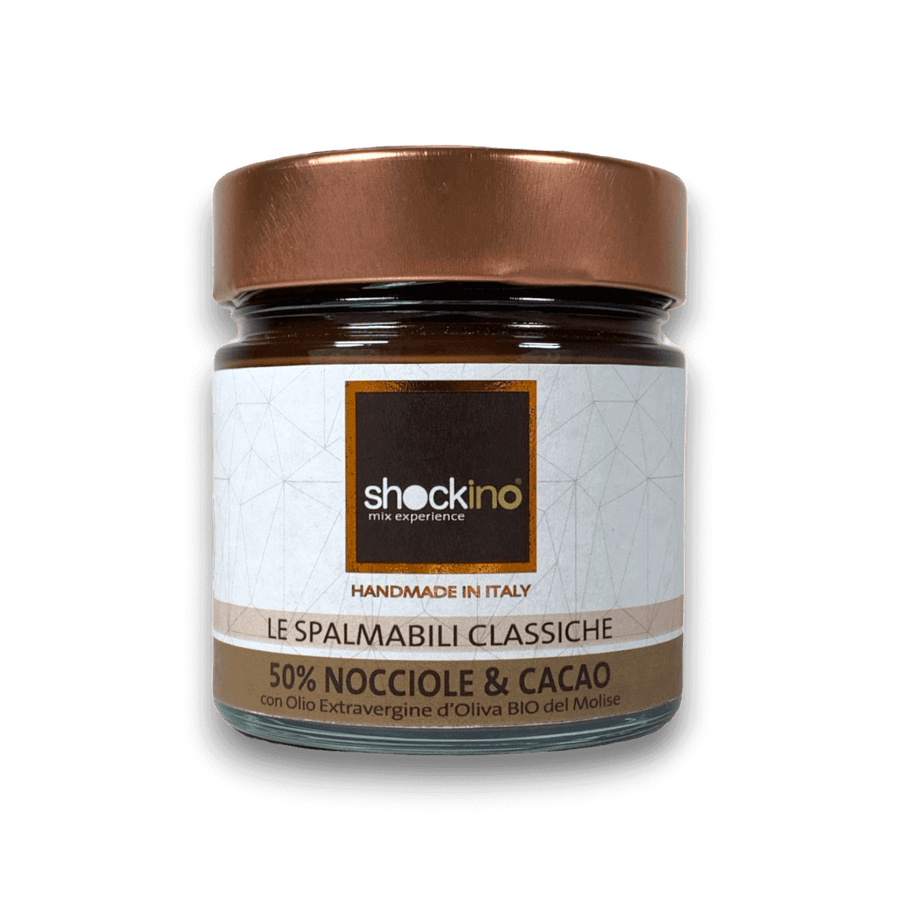 CREMA SPALMABILE NOCCIOLE E CACAO - 200 g - Vaso