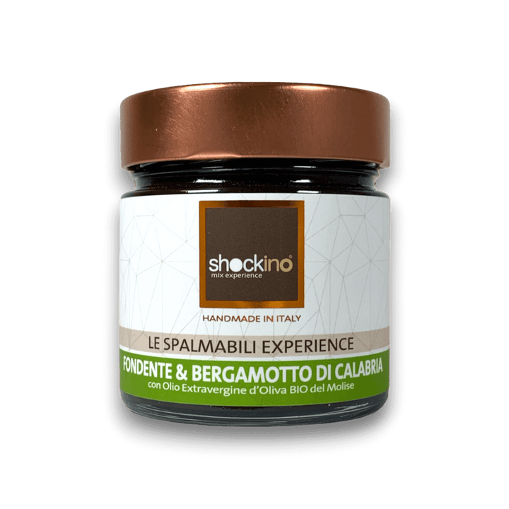 CREMA SPALMABILE - FONDENTE E BERGAMOTTO DI CALABRIA - 200 g - Vaso