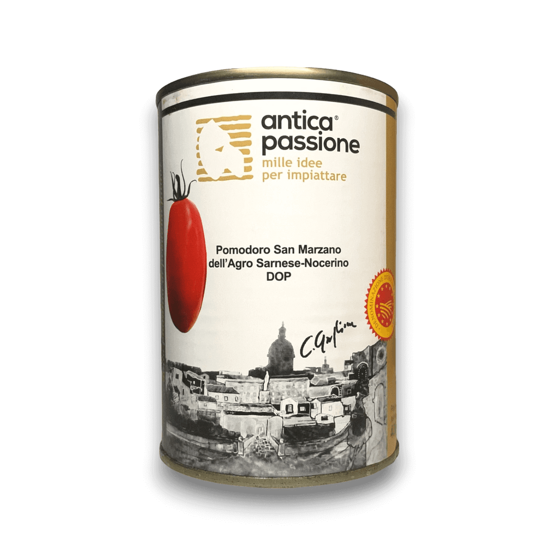 POMODORI SAN MARZANO DOP PELATI - 400 g - Lattina