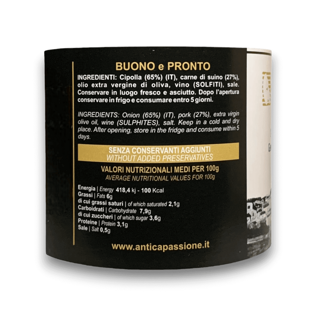 SUGO ALLA GENOVESE - 300 g - Etichetta 1