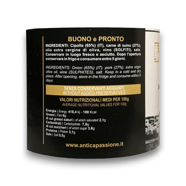 SUGO ALLA GENOVESE - 300 g - Etichetta 1