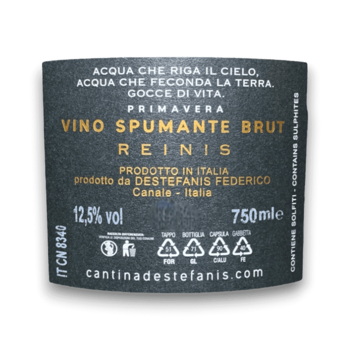 VINO SPUMANTE BRUT - REINIS - 750 ml - Acquista su THAT'S ITA