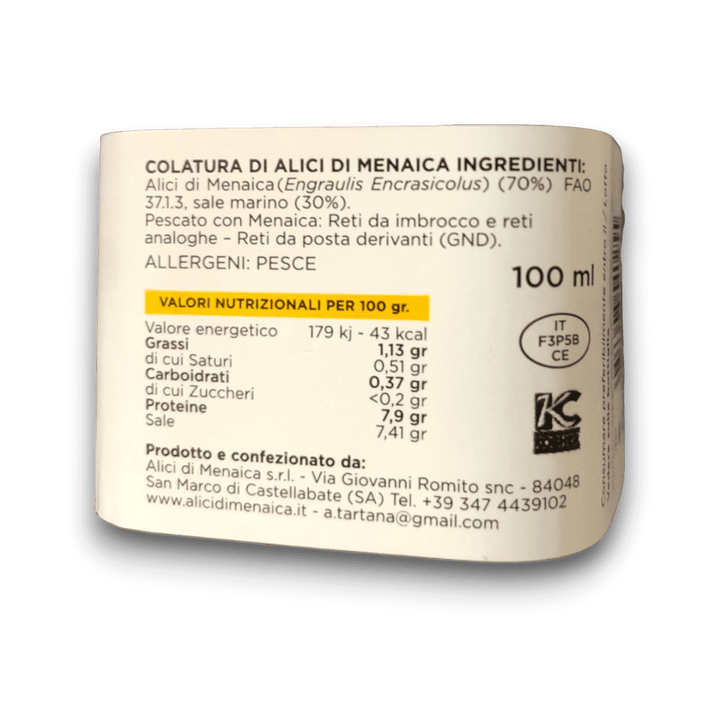 COLATURA DI ALICI DI MENAICA 100 ml