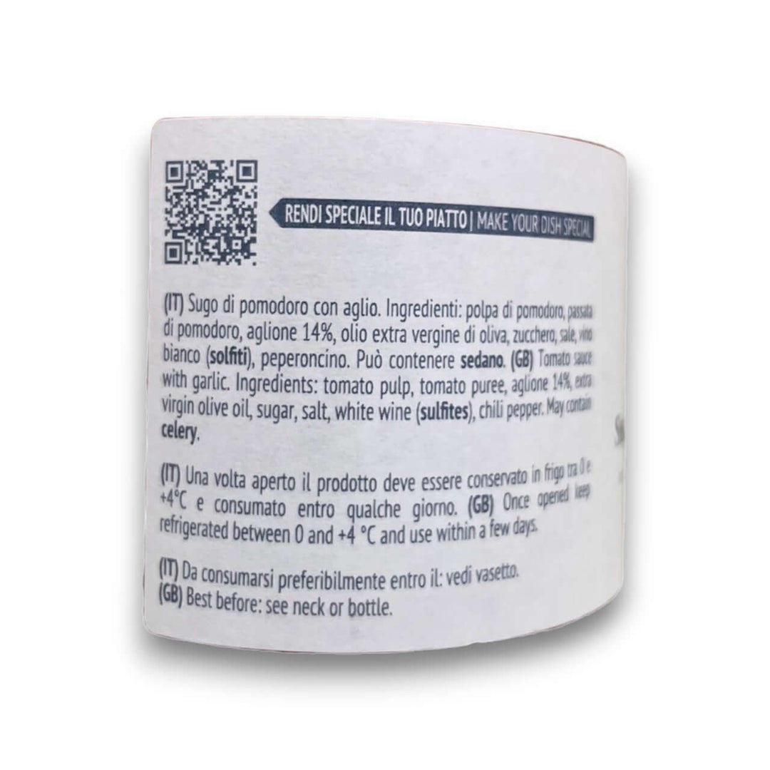 Sugo all'Aglione – Artigianale - 290 g