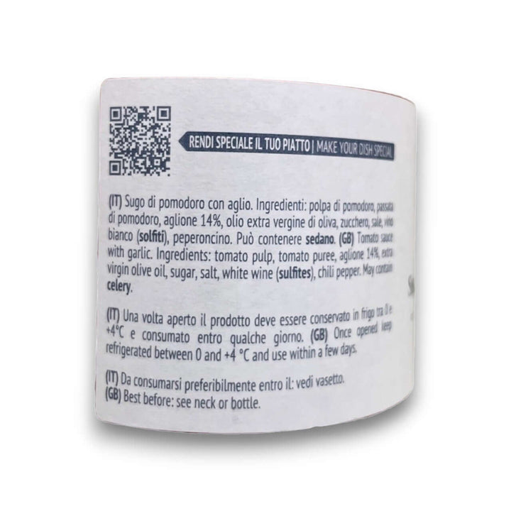 Sugo all'Aglione – Artigianale - 290 g