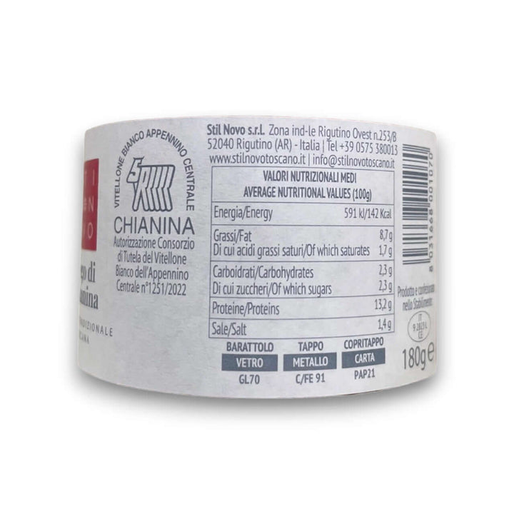 Ragù di Chianina – Artigianale - 180 g
