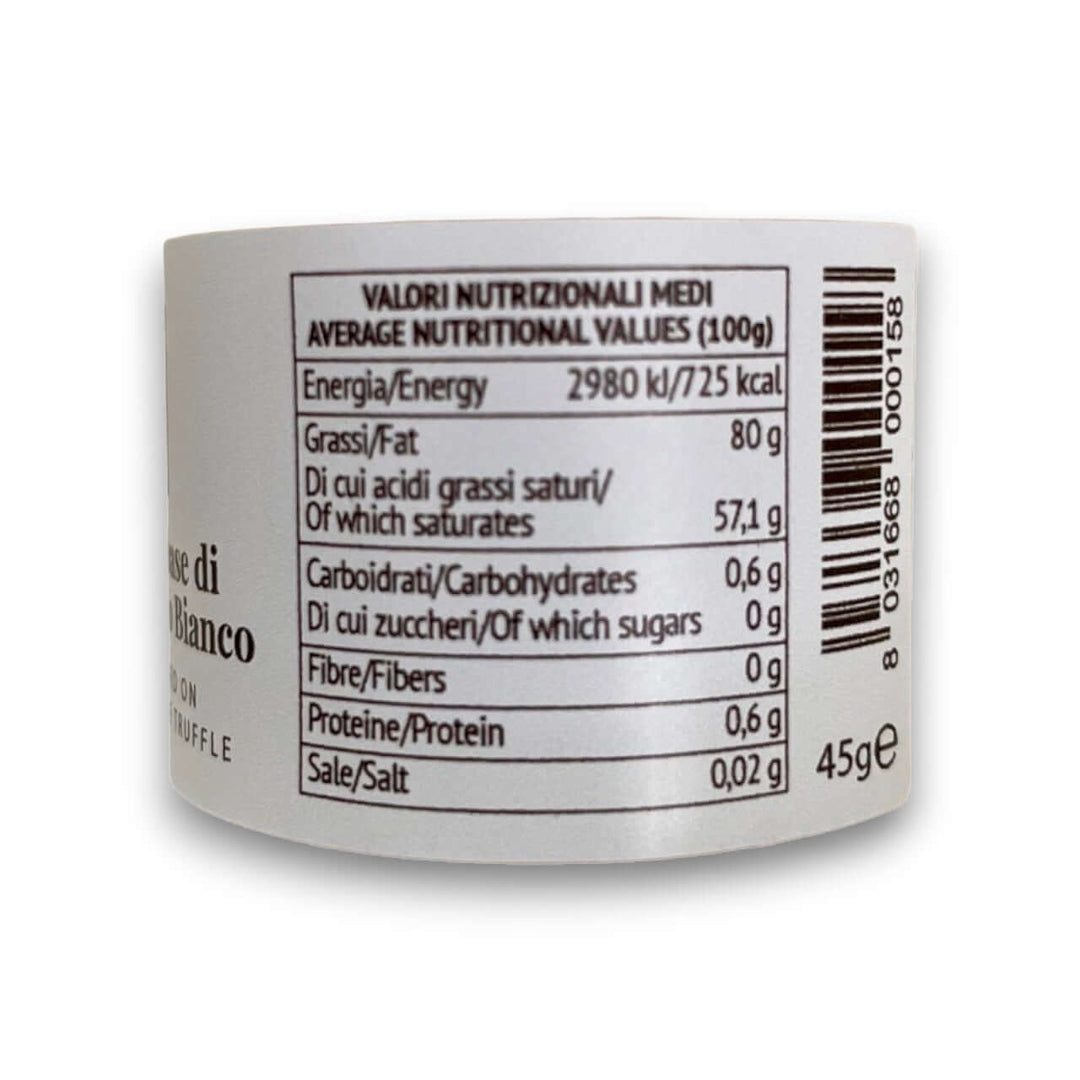Burro al Tartufo Bianco – Artigianale - 45 g
