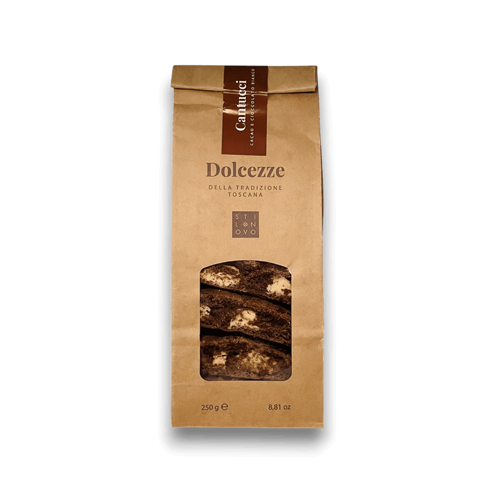 Cantucci Cacao e Cioccolato Bianco - 250 g