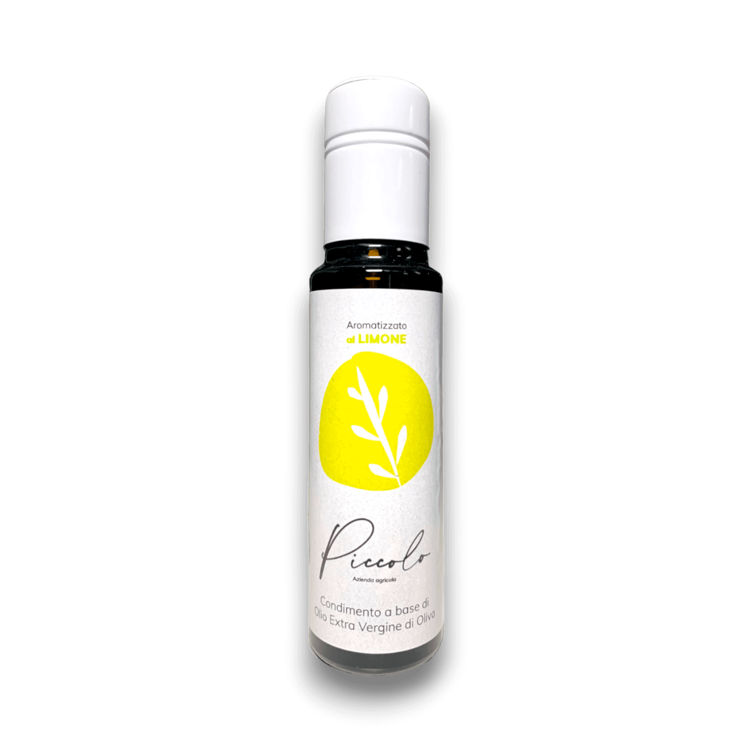 OLIO EXTRA VERGINE DI OLIVA AROMATIZZATO AL LIMONE - 100 ml - Bottiglia