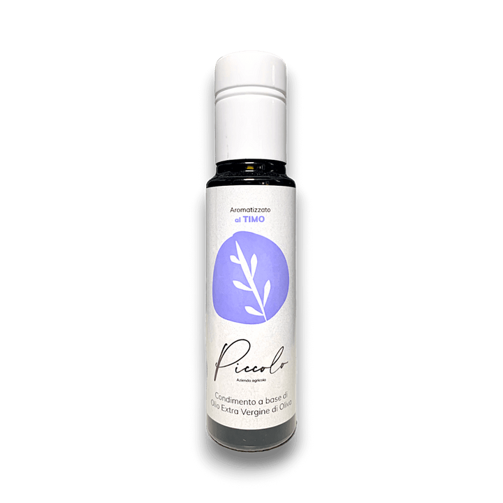 OLIO EXTRAVERGINE DI OLIVA CON AROMA NATURALE AL TIMO - 100 ml - Acquista su THAT'S ITA