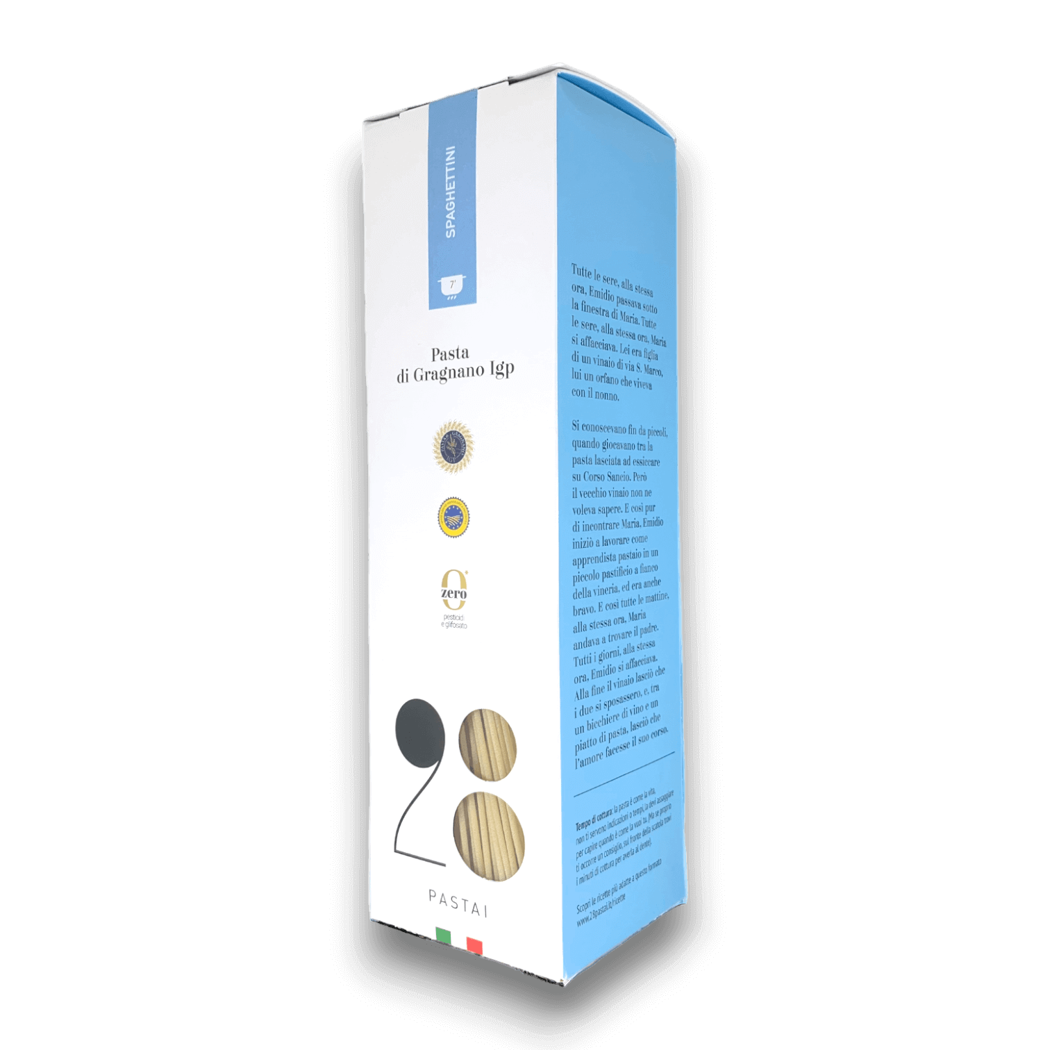 SPAGHETTINI DI GRAGNANO IGP - 500 g - Confezione