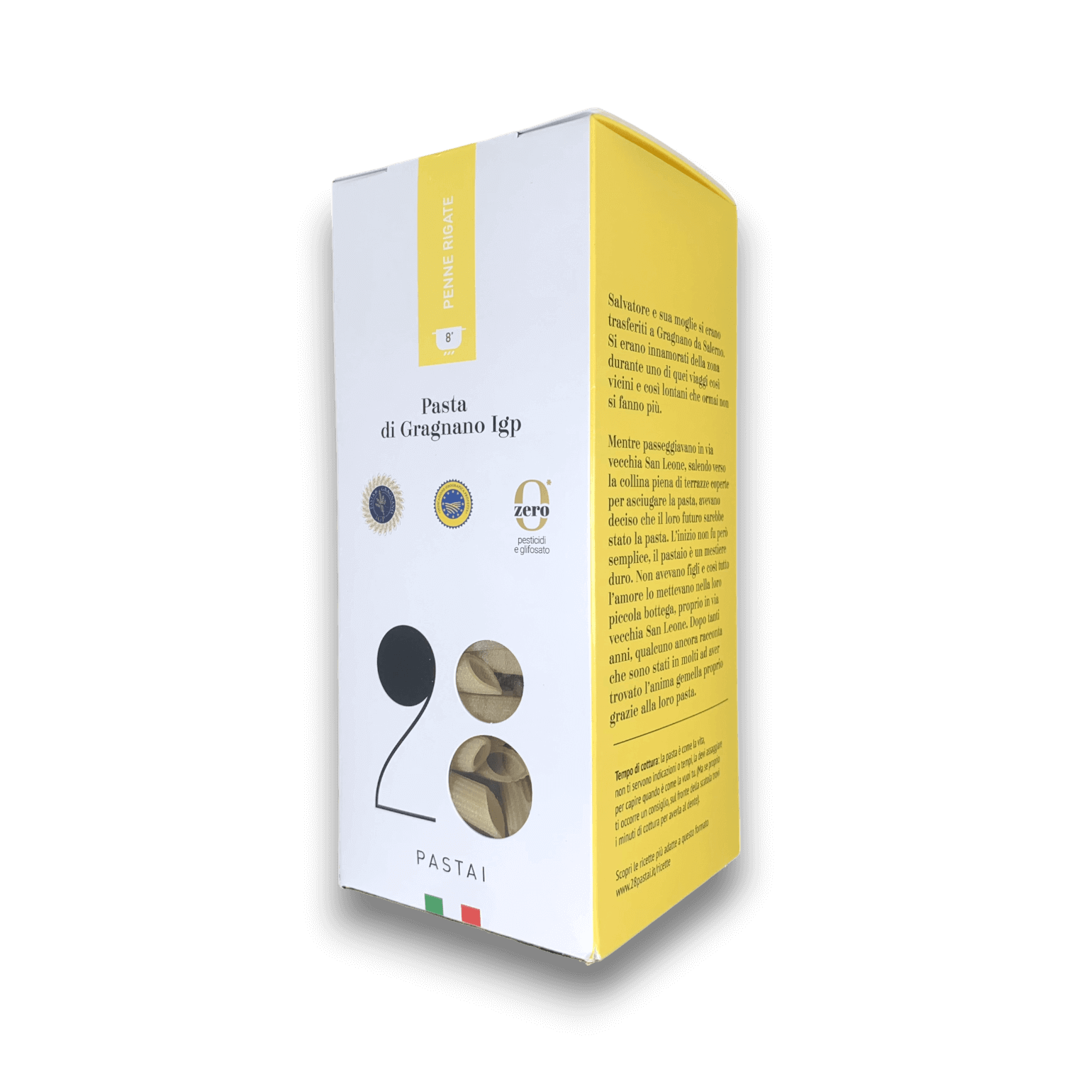 PENNE RIGATE DI GRAGNANO IGP - 500 g - Confezione