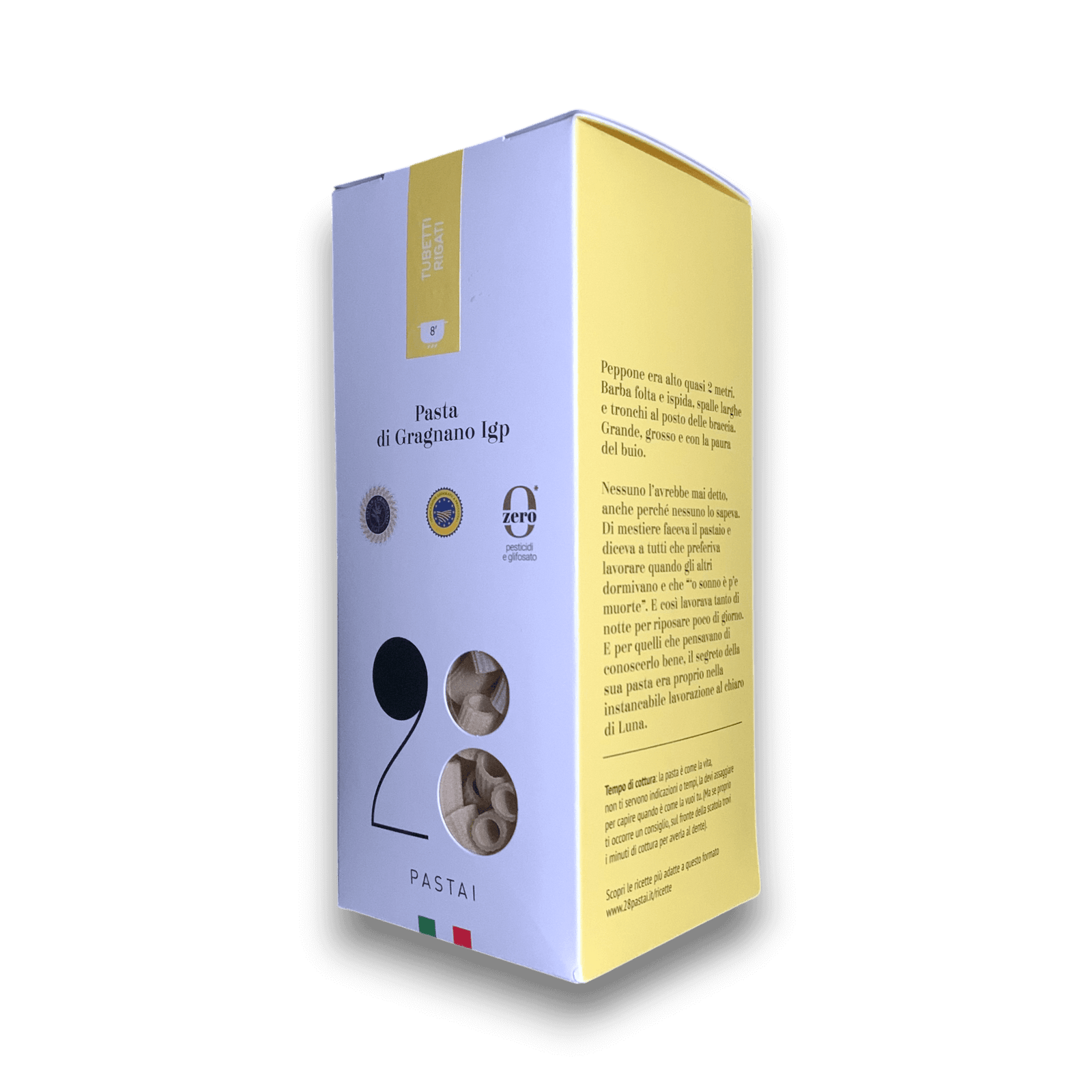 TUBETTI RIGATI DI GRAGNANO IGP - 500 g - Confezione