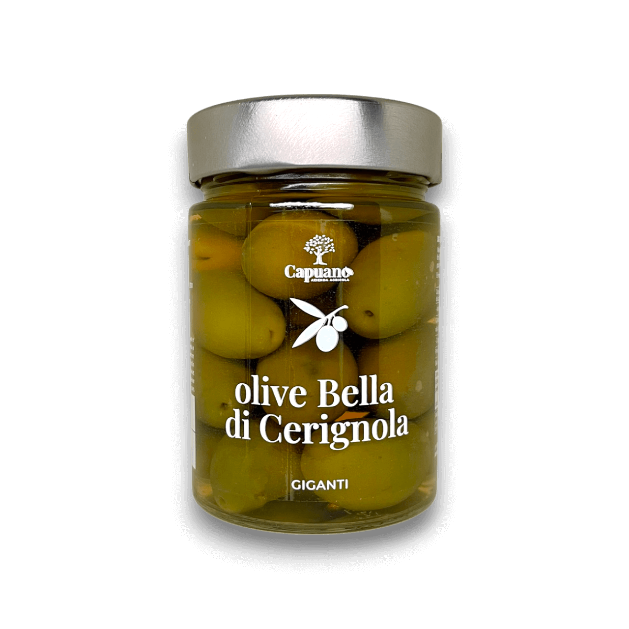 OLIVE BELLA DI CERIGNOLA GIGANTI - 314 ml - Vaso