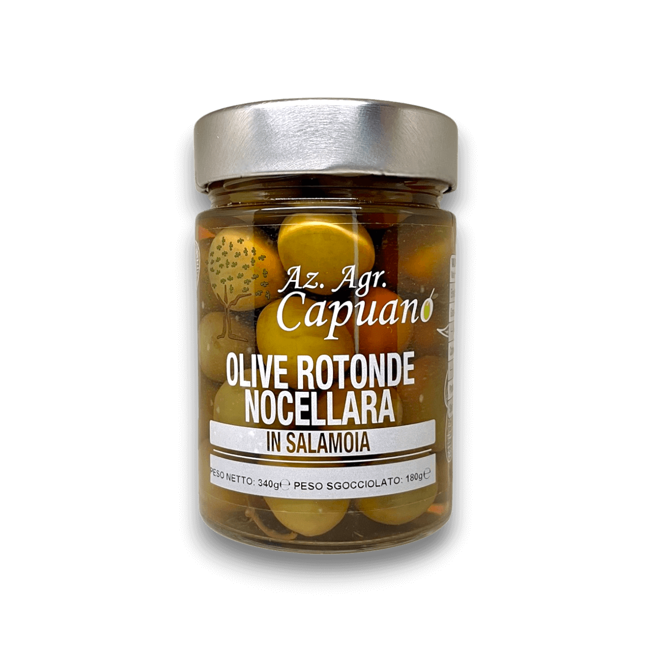 OLIVE NOCELLARA IN SALAMOIA - 314 ml - Vaso