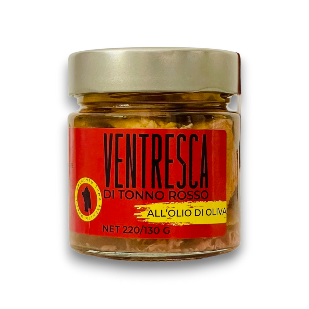 Ventresca di Tonno Rosso del Mar di Sardegna in Olio di Oliva - 220 g