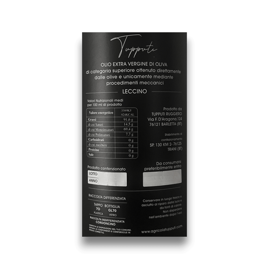 Olio EVO Leccino Monocultivar - 500 ml