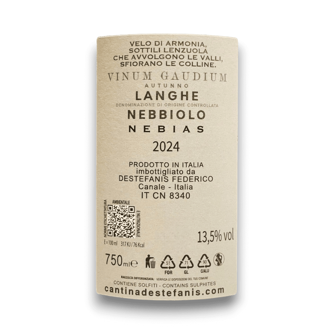 Langhe DOC Nebbiolo - Nebias - 750 ml
