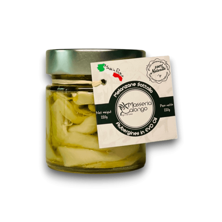 Melanzane a Fette in Olio Extravergine di Oliva - 220 g