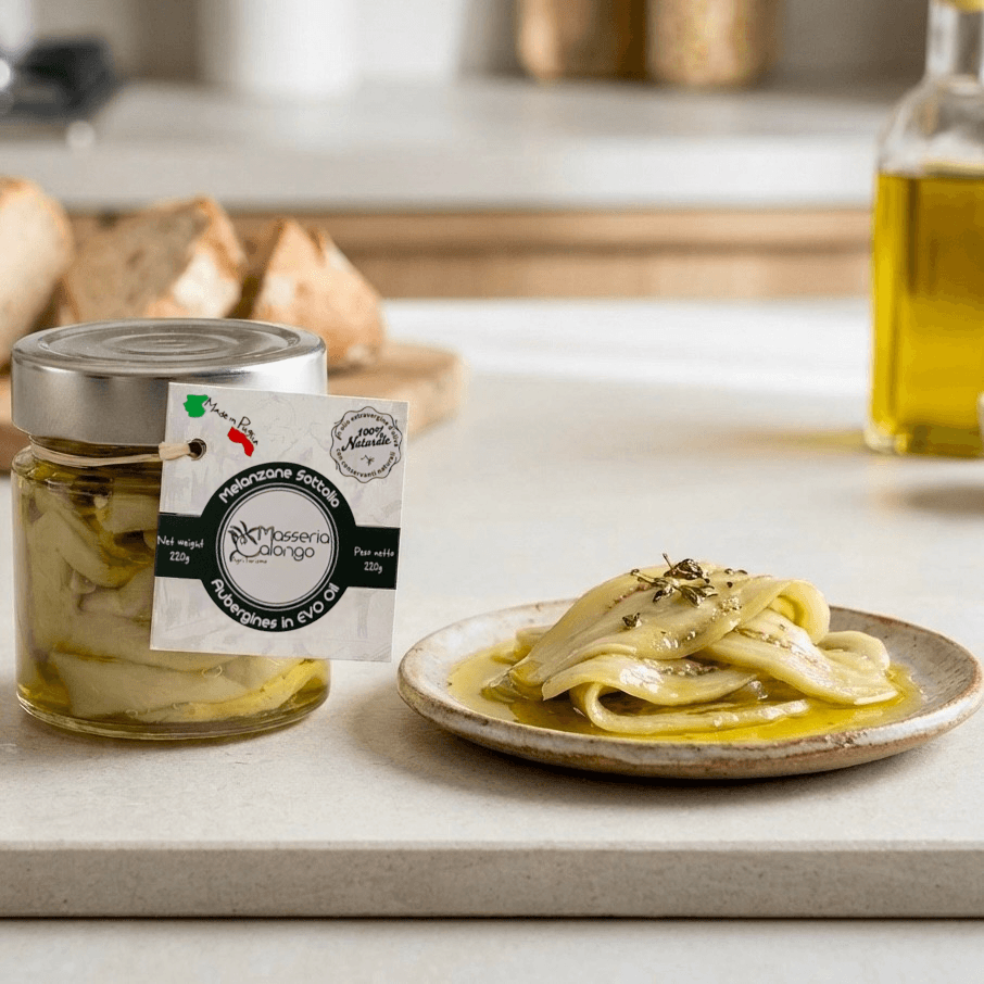 Melanzane a Fette in Olio Extravergine di Oliva - 220 g