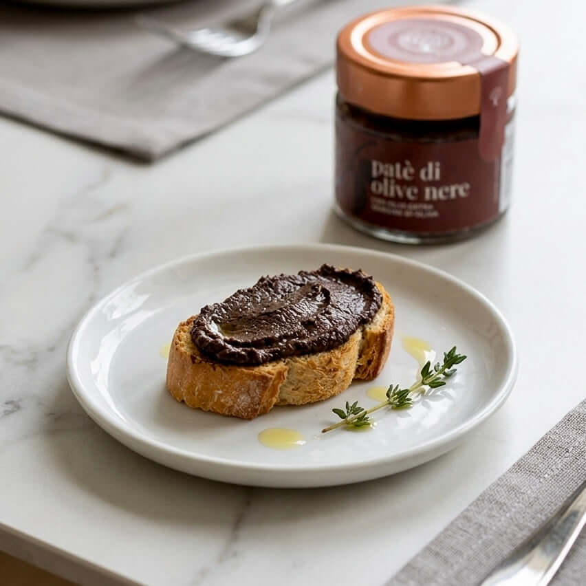 Patè di Olive Nere in Olio EVO - 156 ml