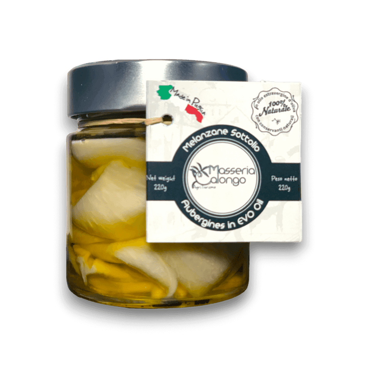 MELANZANE A FETTE - IN OLIO EXTRA VERGINE DI OLIVA - 220 g - Acquista su THAT'S ITA