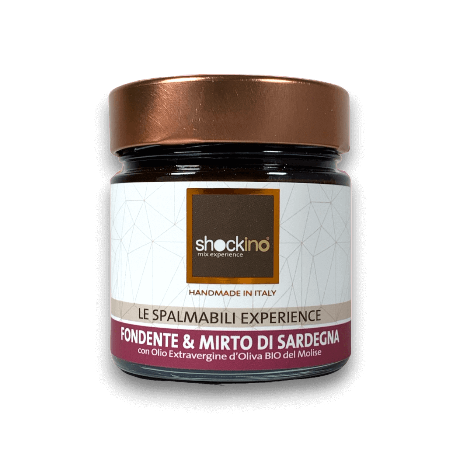 CREMA SPALMABILE FONDENTE E MIRTO DI SARDEGNA - 200 g - Vaso