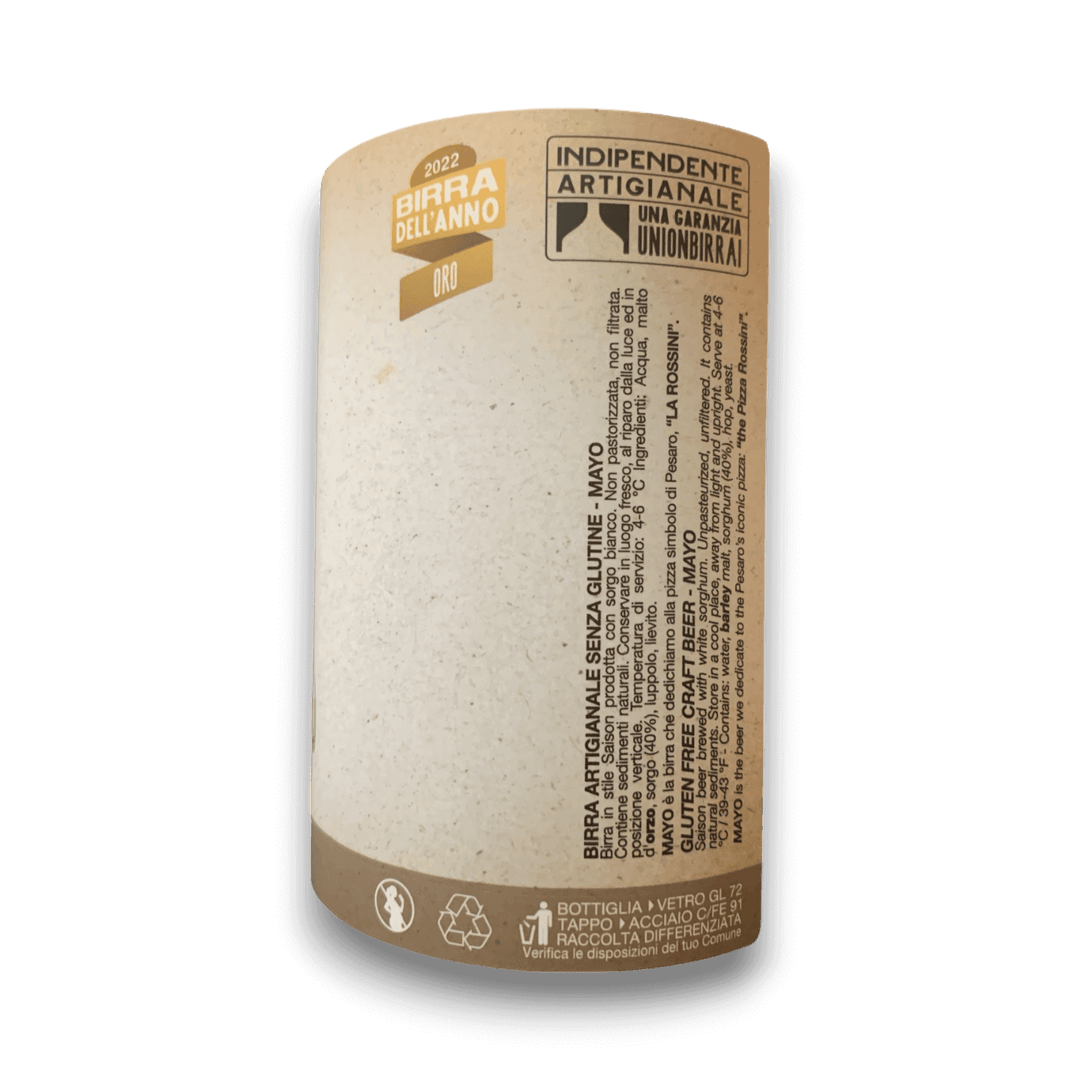 BIRRA MAYO - SAISON AL SORGO - 330 ml