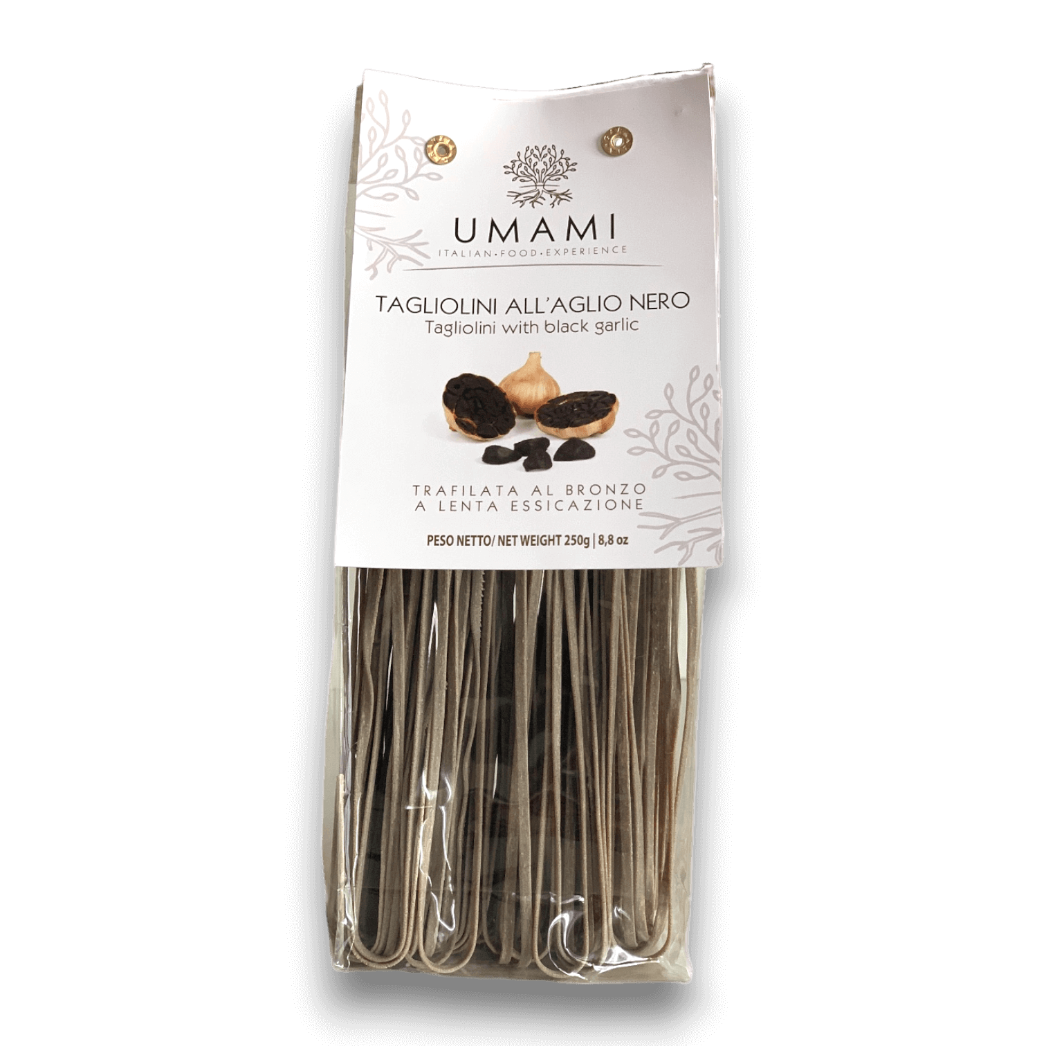 TAGLIOLINI ALL'AGLIO NERO ITALIANO - 250 g - Confezione