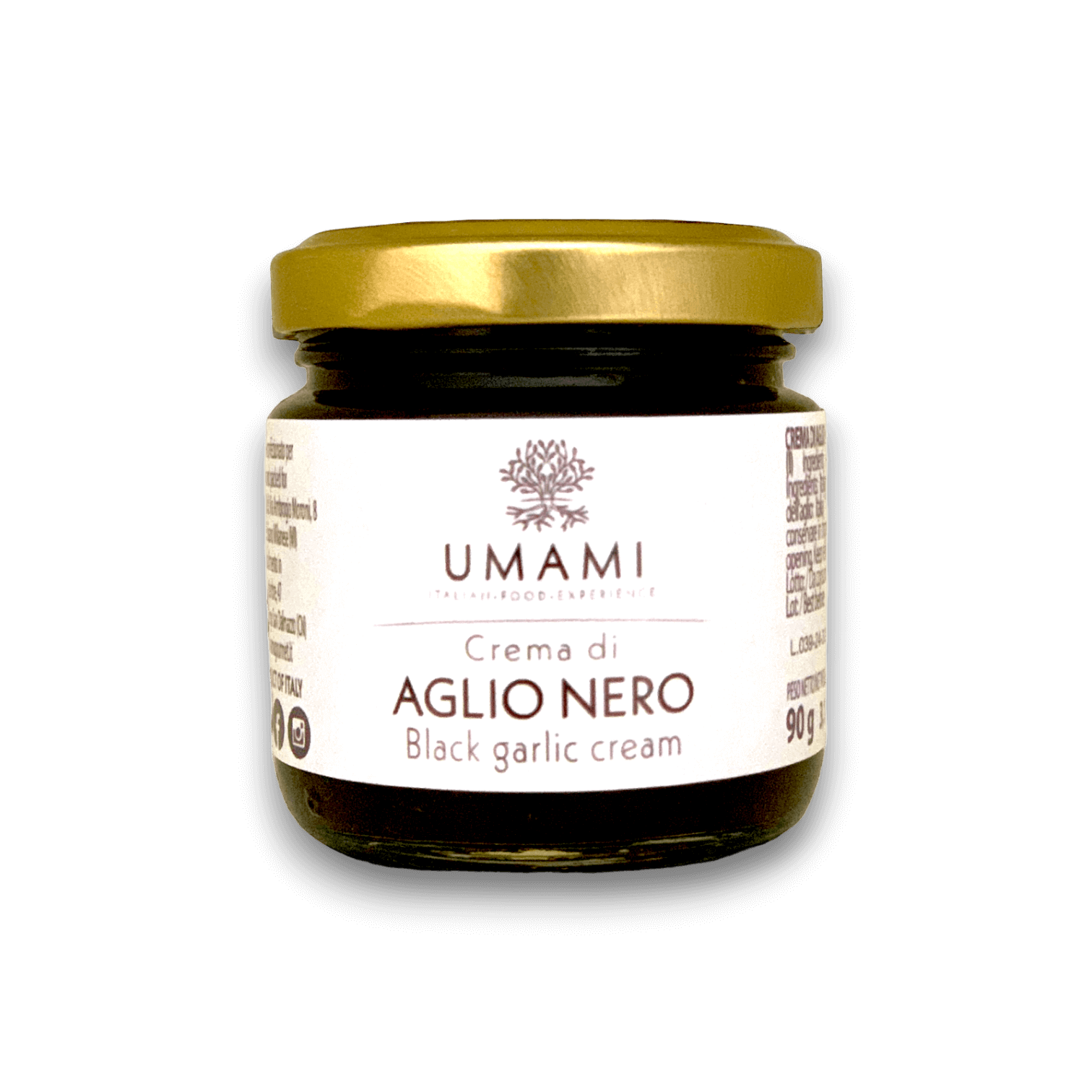 CREMA DI AGLIO NERO ITALIANO - 90 g - Vaso