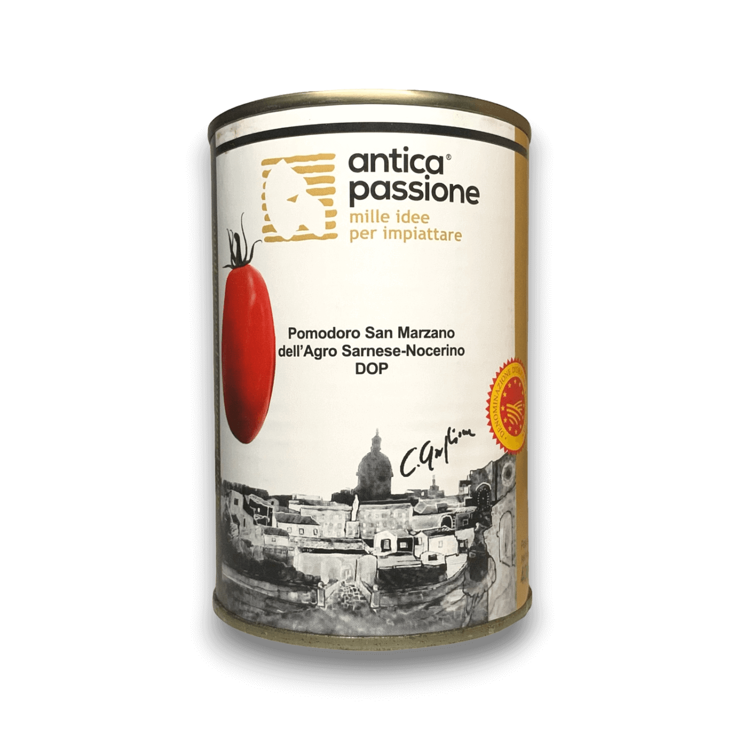 POMODORI SAN MARZANO DOP PELATI - 400 g - Lattina