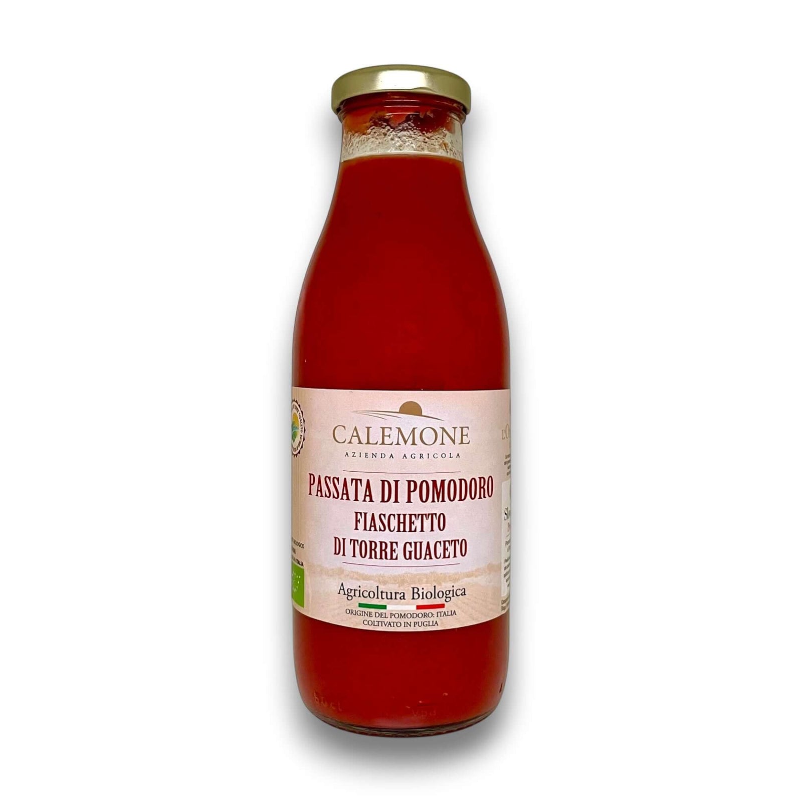 PASSATA BIOLOGICA DI POMODORO FIASCHETTO - 500 g - Bottiglia